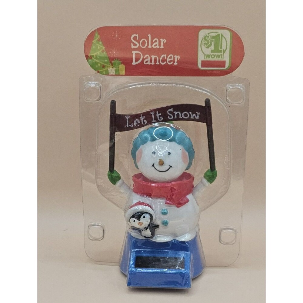 Snowman And Penguin Solar Character